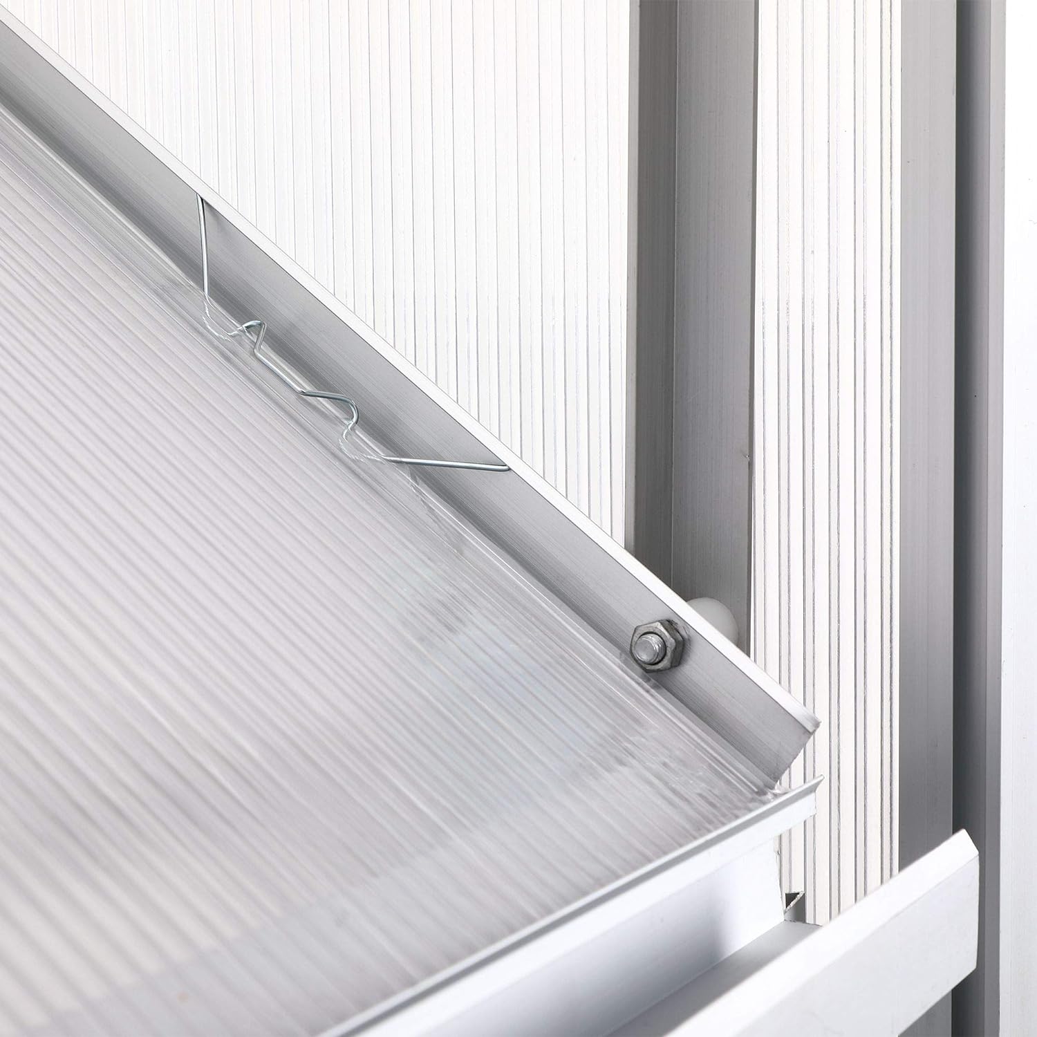 Zelsius Aluminium Garden Greenhouse in Various Sizes with Twin-wall Sheets, optionally with a Steel Base Frame