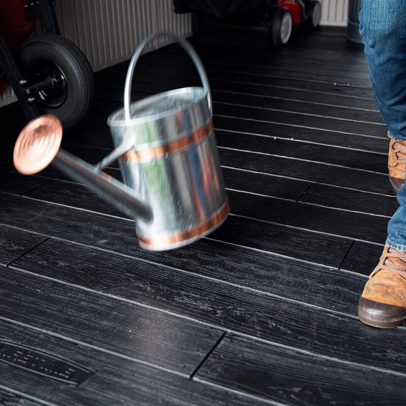 8' wide x 12.5' deep plastic storage shed