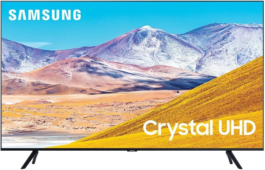 SAMSUNG 65-inch Class Crystal UHD TU-8000 Series - 4K UHD HDR Smart TV with Alexa Built-in (UN65TU8000FXZAl)