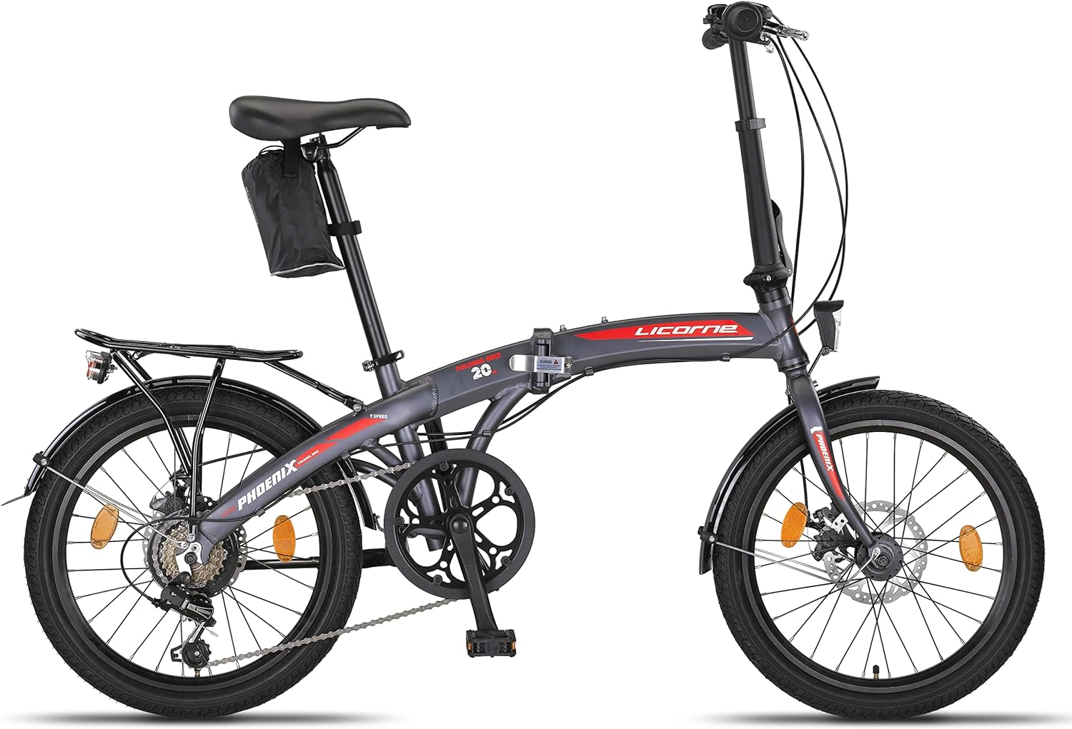Licorne Bike Phoenix 2D, 20 Inch Aluminium Folding Bike