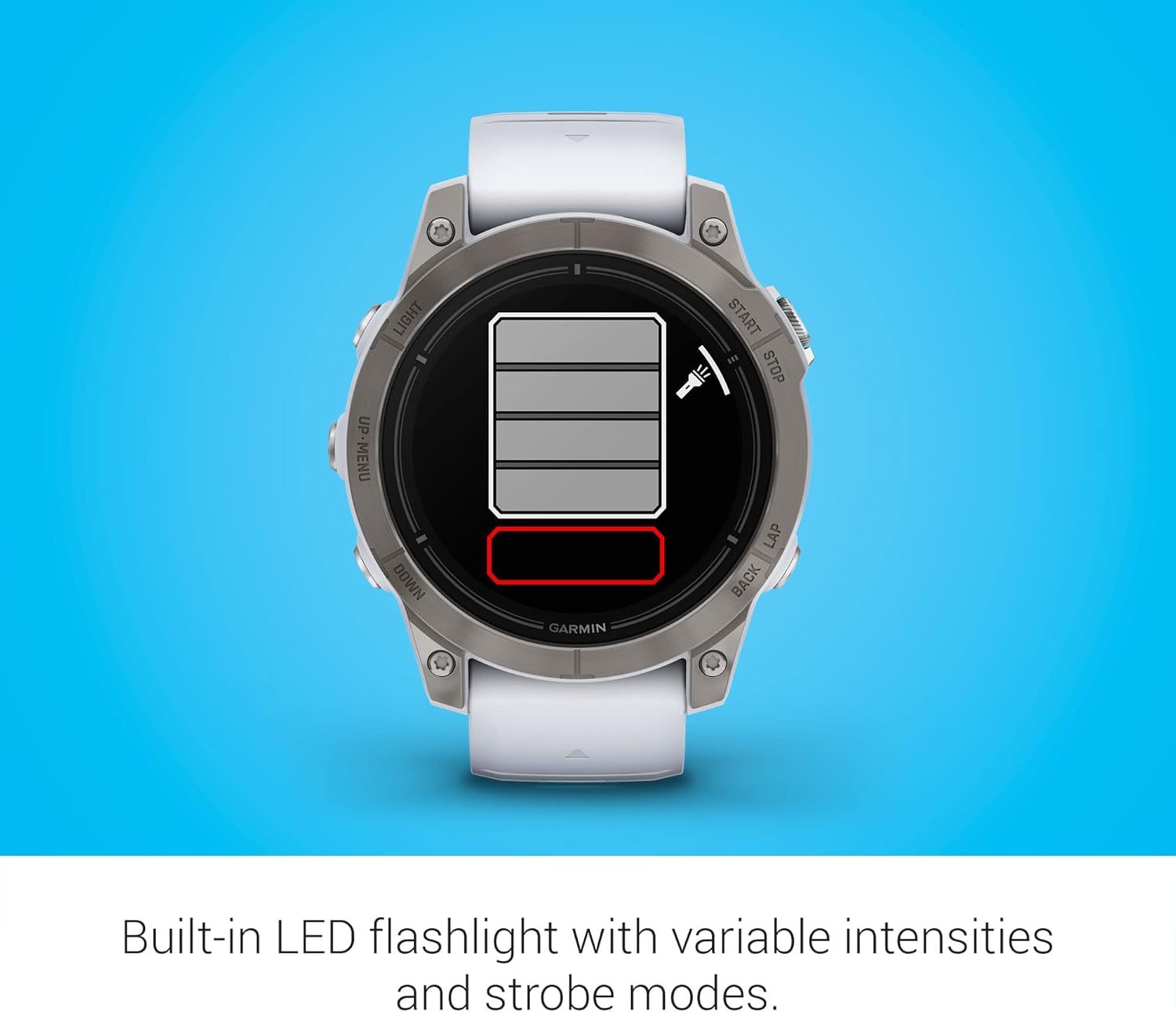 Garmin epix Pro (Gen 2) Sapphire Edition, 47mm, High Performance Smartwatch, Advanced Training Technology, Built-in Flashlight, Black