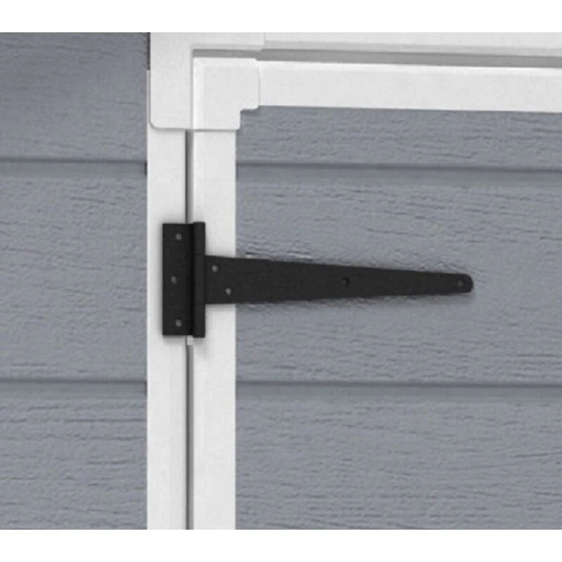 Manor 6' wide x 7.5' deep plastic storage shed