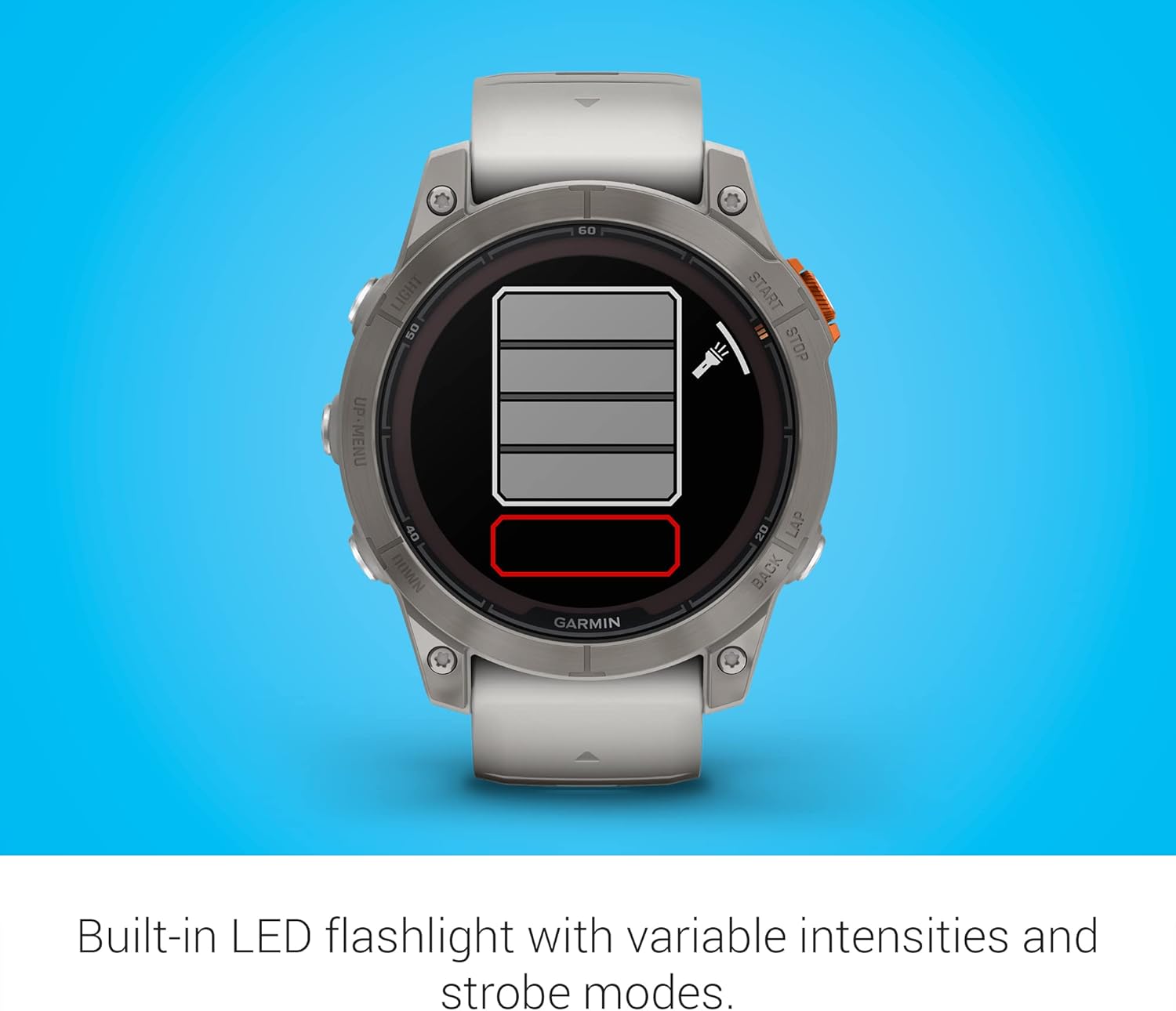 Garmin fēnix 7X Pro Sapphire Solar, Multisport GPS Smartwatch, Built-in Flashlight, Solar Charging Capability, 010-02778-10, Black