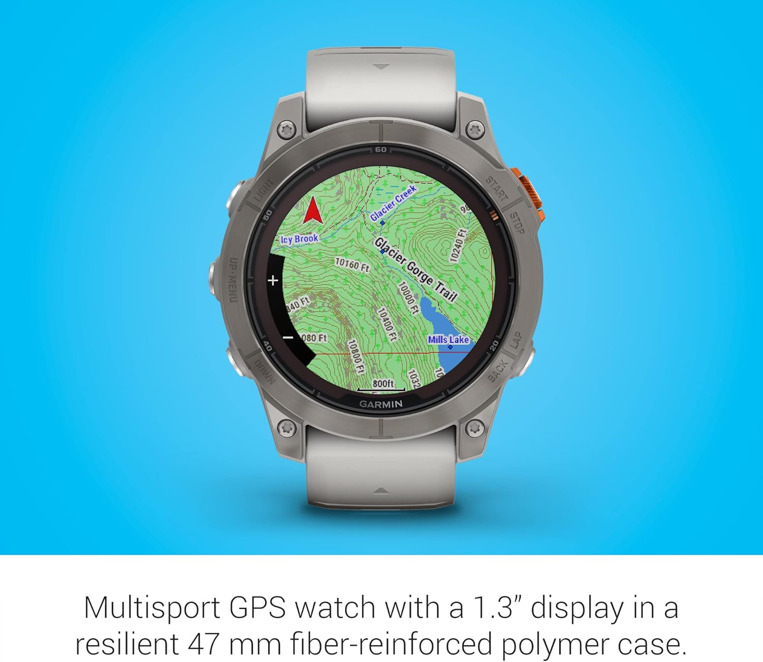 Garmin fēnix 7X Pro Sapphire Solar, Multisport GPS Smartwatch, Built-in Flashlight, Solar Charging Capability, 010-02778-10, Black