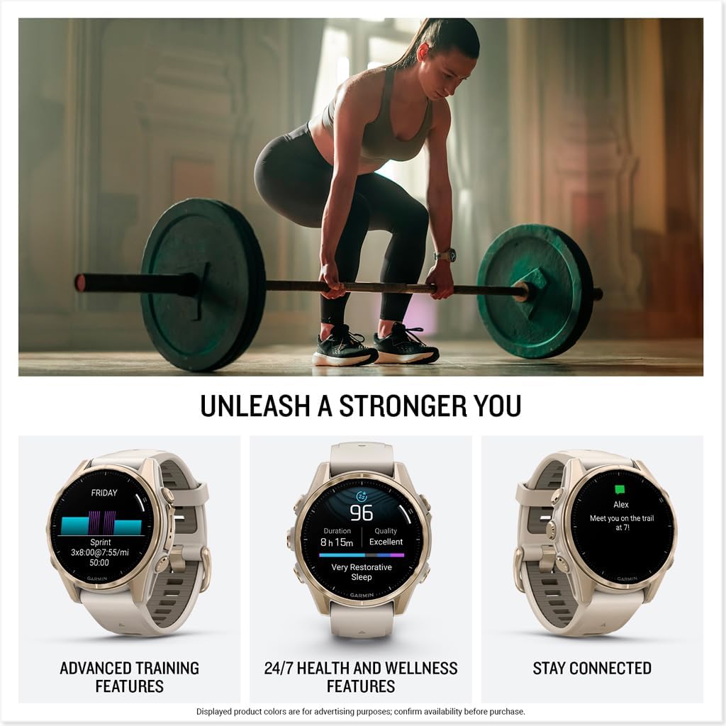 Garmin fēnix® 8 – 51 mm, AMOLED, Sapphire, Premium Multisport GPS Smartwatch, Long-Lasting Battery Life, Dive-Rated, Built-in LED Flashlight, Titanium with Spark Orange/Graphite Band