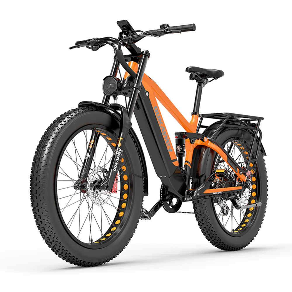 Dukawey Silvertip8 1000W 26 Fat Bike E-Mountainbike SUV E-bike 52V 20Ah Samsung Akku