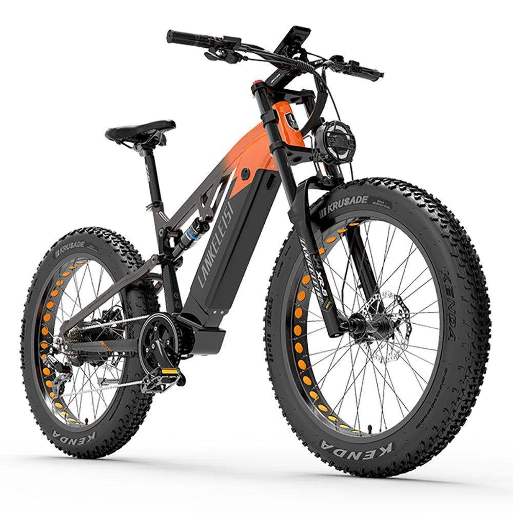 Lankeleisi RV800 Plus 750W Bafang Motor 26 Fat Bike Fully E-Mountainbike 20Ah Samsung Akku E-MTB
