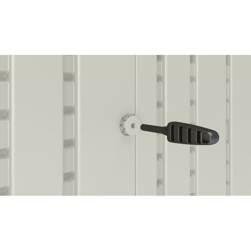 Cascade 7 ft. W x 7 ft. D Plastic Storage Shed