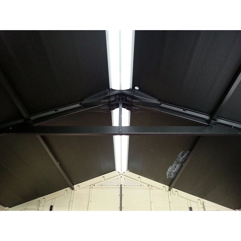 Factor 8 ft wide x 11 ft deep resin storage shed