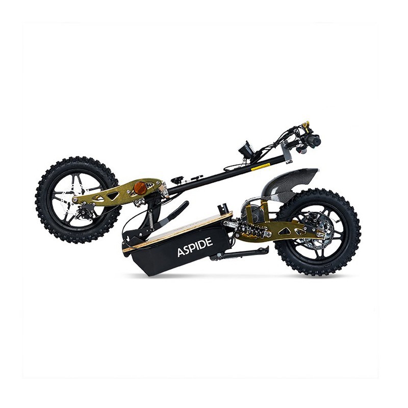 PATINETE ELÉCTRICO 2000W CON ASIENTO Y PLATAFORMA MADERA ASPIDE