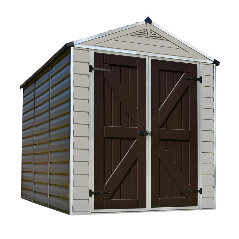 Skylight 6' wide x 8' deep plastic storage shed