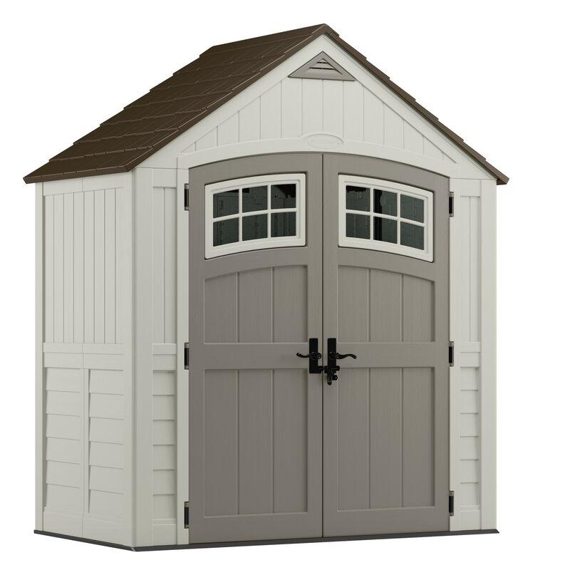 Cascade 7 ft. W x 7 ft. D Plastic Storage Shed