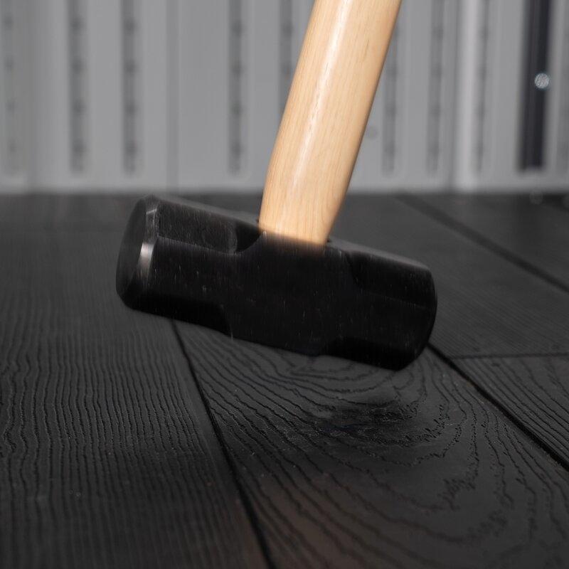 8 ft. W x 12.5 ft. D Plastic Storage Shed