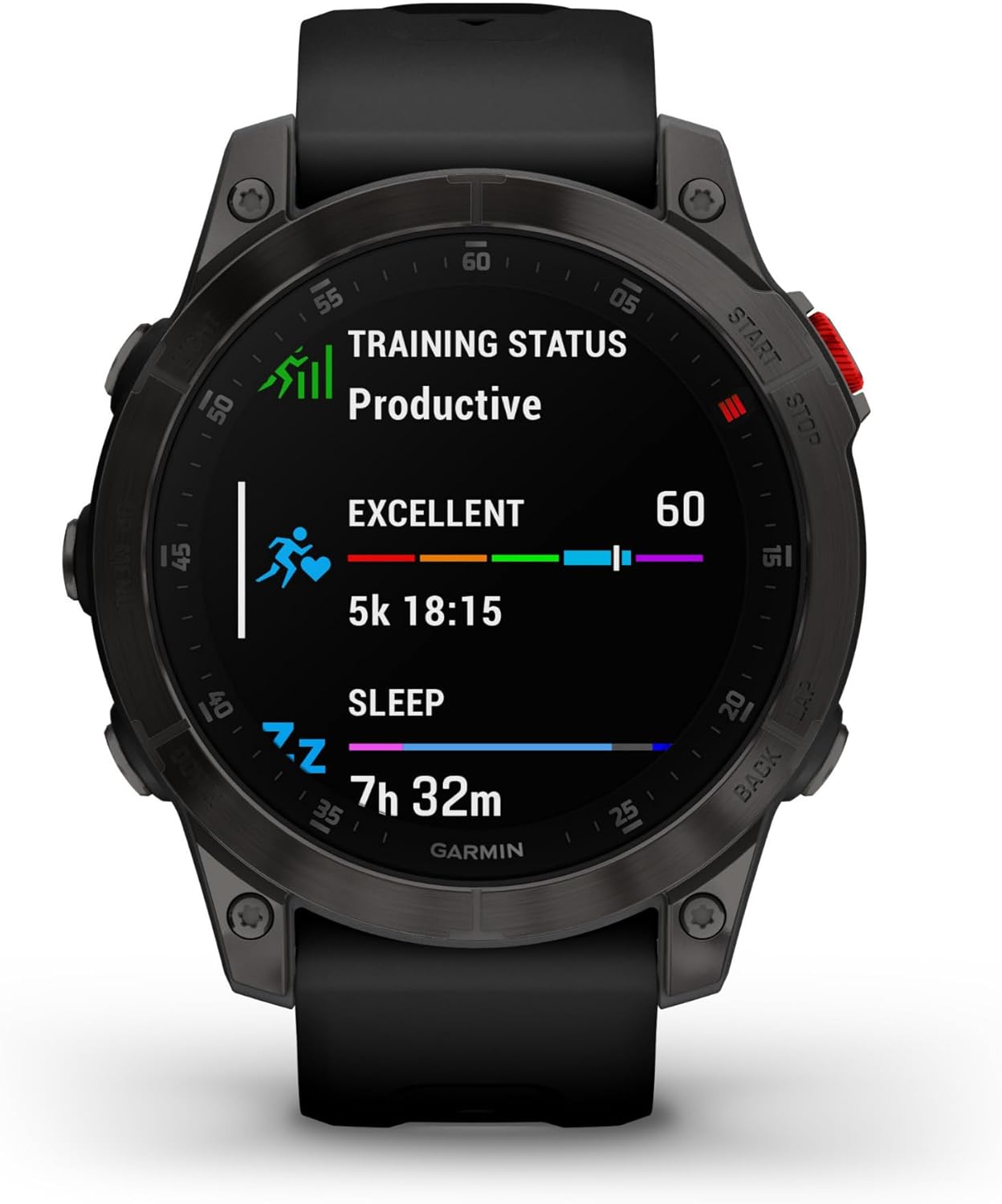 Garmin epix Gen 2, Premium active smartwatch, Health and wellness features, touchscreen AMOLED display, adventure watch with advanced features, white titanium