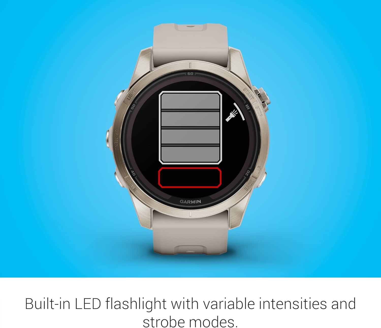 Garmin fēnix 7X Pro Sapphire Solar, Multisport GPS Smartwatch, Built-in Flashlight, Solar Charging Capability, 010-02778-10, Black