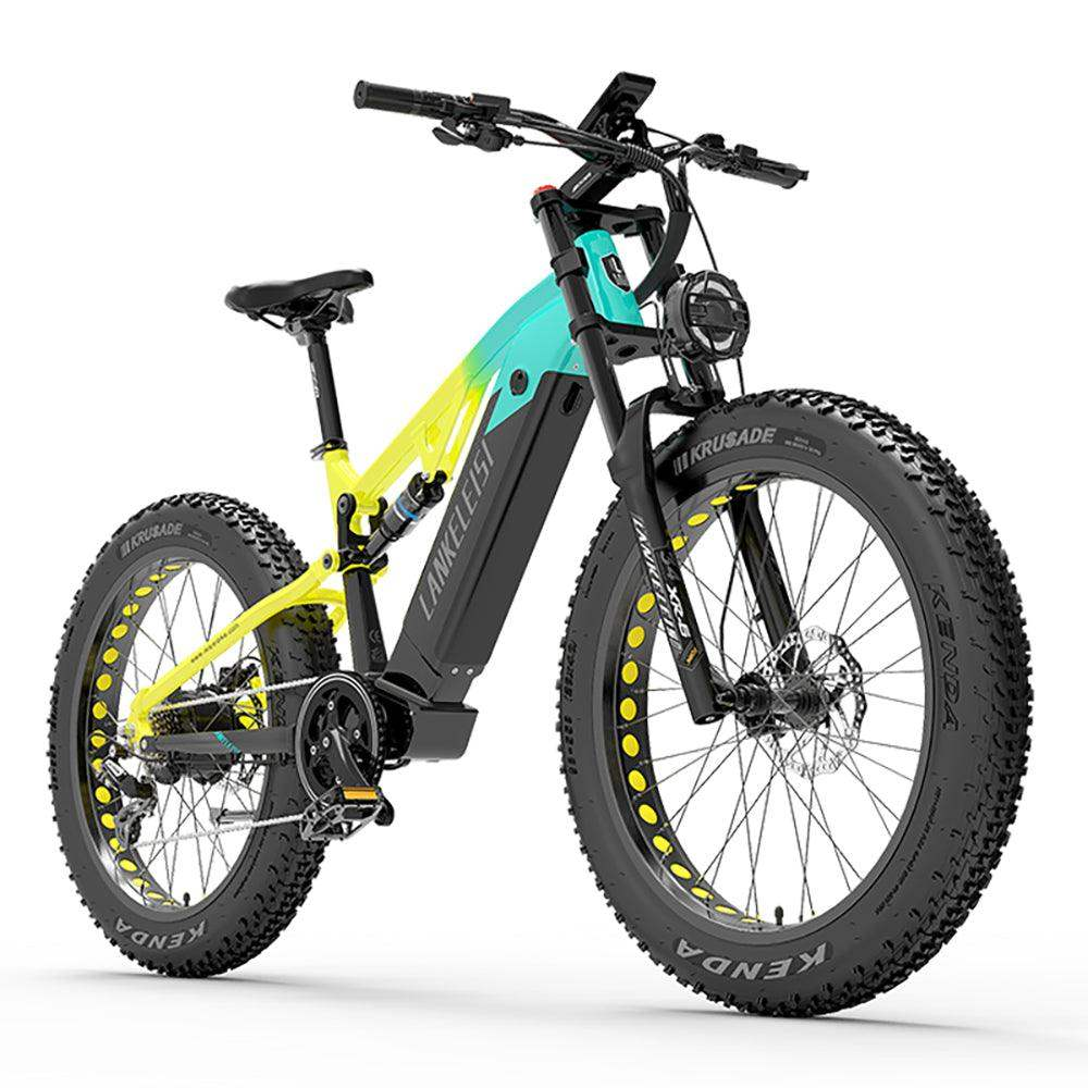 Lankeleisi RV800 Plus 750W Bafang Motor 26 Fat Bike Fully E-Mountainbike 20Ah Samsung Akku E-MTB