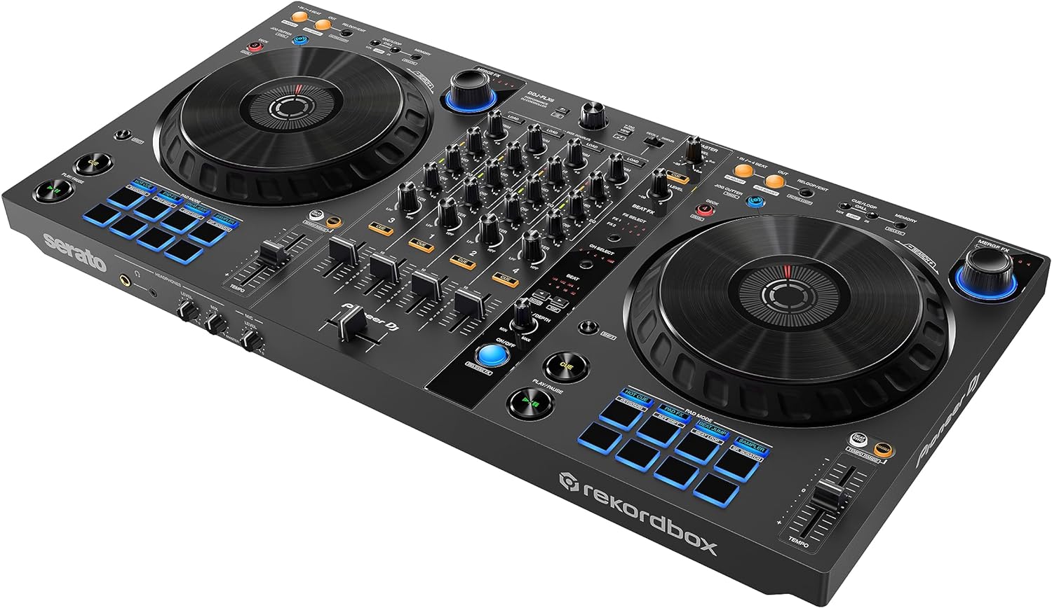 Pioneer DJ DDJ-FLX6-GT 4-deck Rekordbox and Serato DJ Controller - Graphite