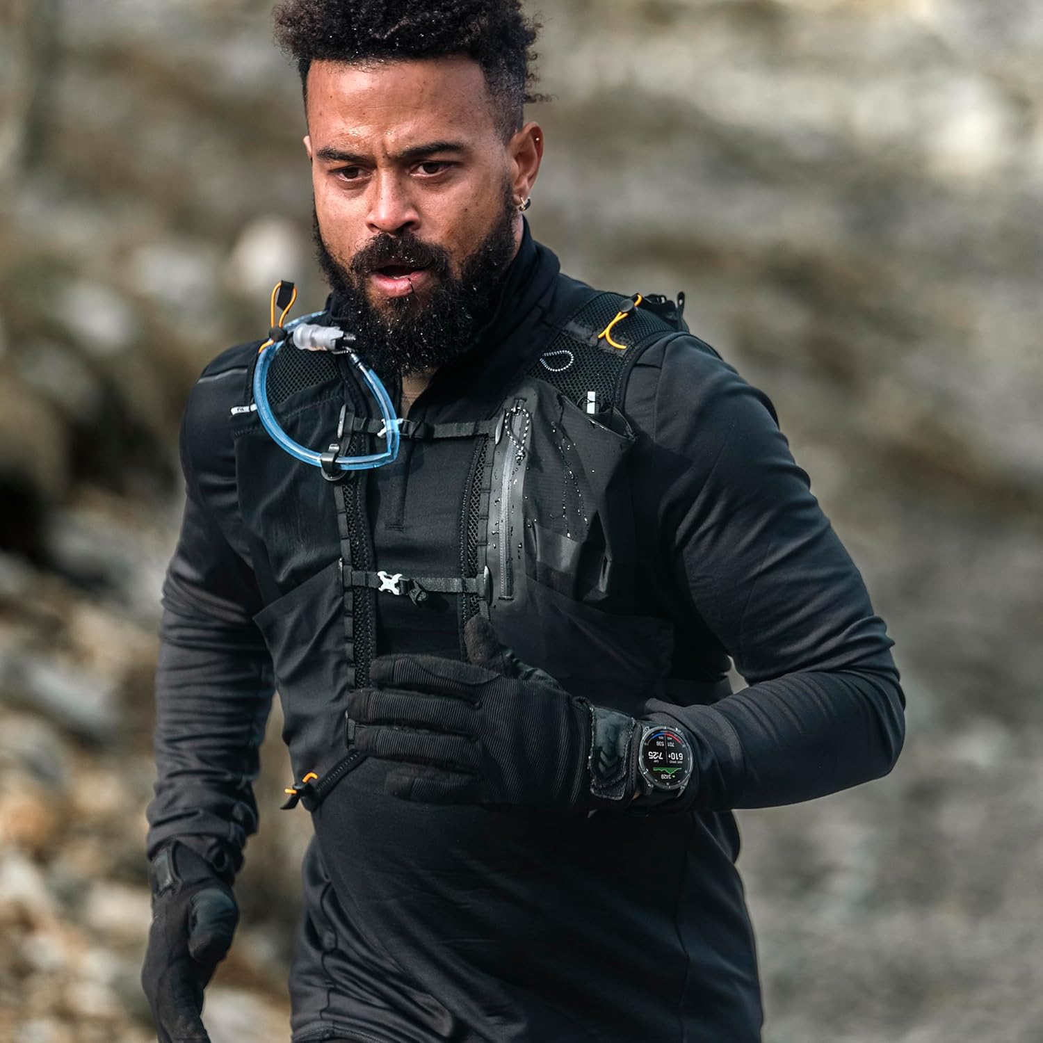 Garmin fēnix® 8 – 51 mm, AMOLED, Sapphire, Premium Multisport GPS Smartwatch, Long-Lasting Battery Life, Dive-Rated, Built-in LED Flashlight, Titanium with Spark Orange/Graphite Band