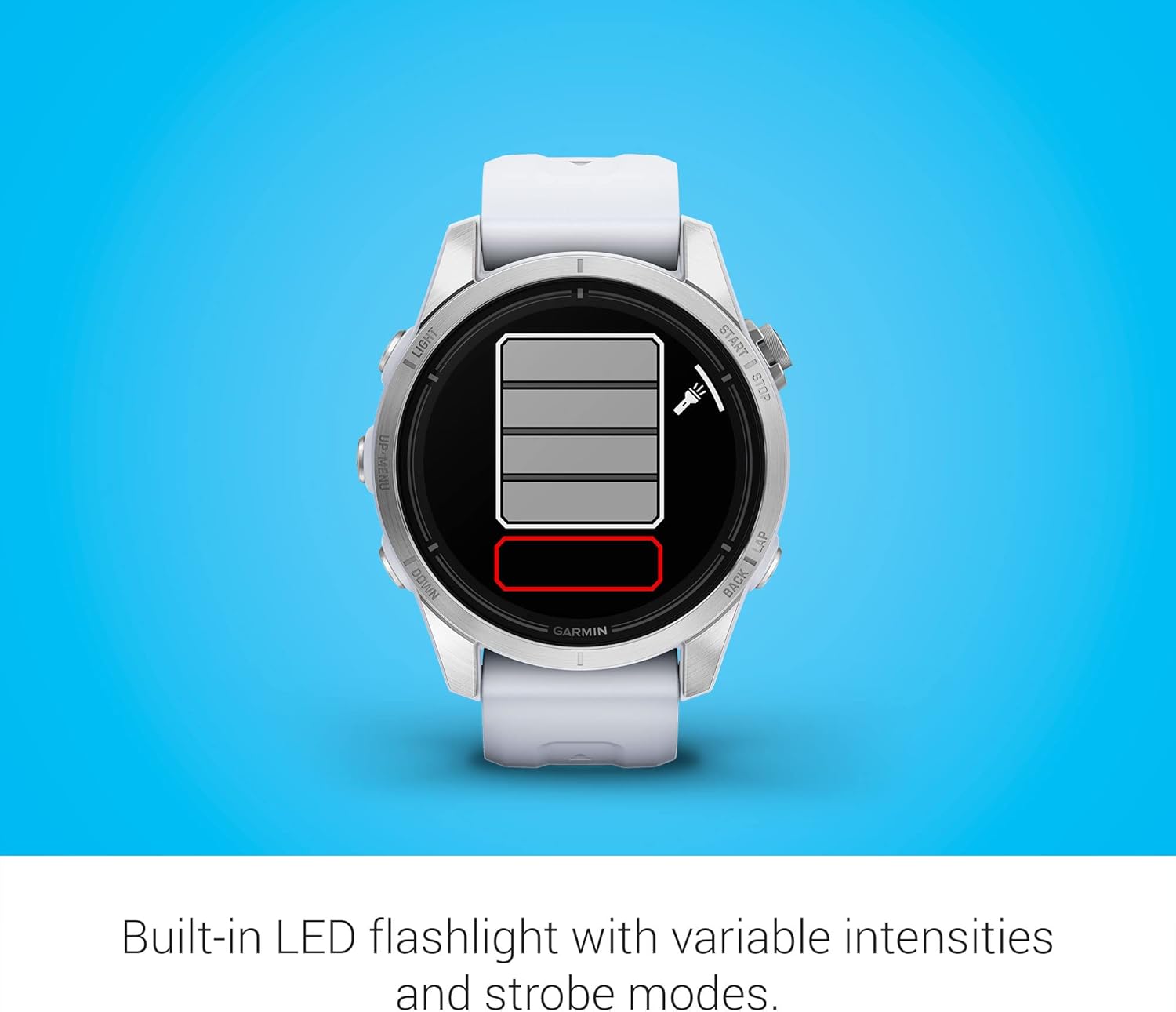 Garmin epix Pro (Gen 2) Sapphire Edition, 47mm, High Performance Smartwatch, Advanced Training Technology, Built-in Flashlight, Black