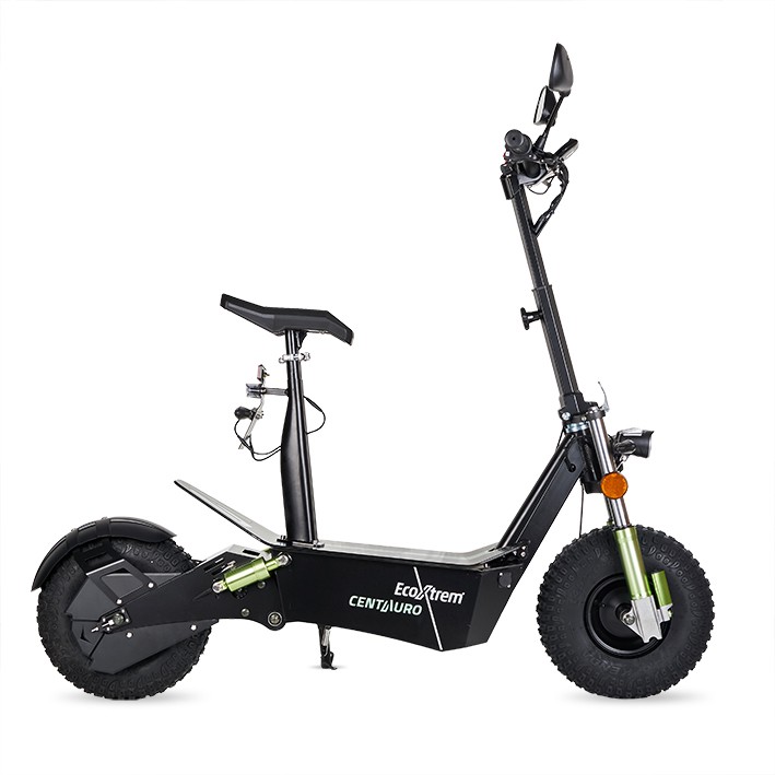 PATINETE ELÉCTRICO CENTAURO MATRICULABLE CON ASIENTO Y PANTALLA LCD XXL VERDE