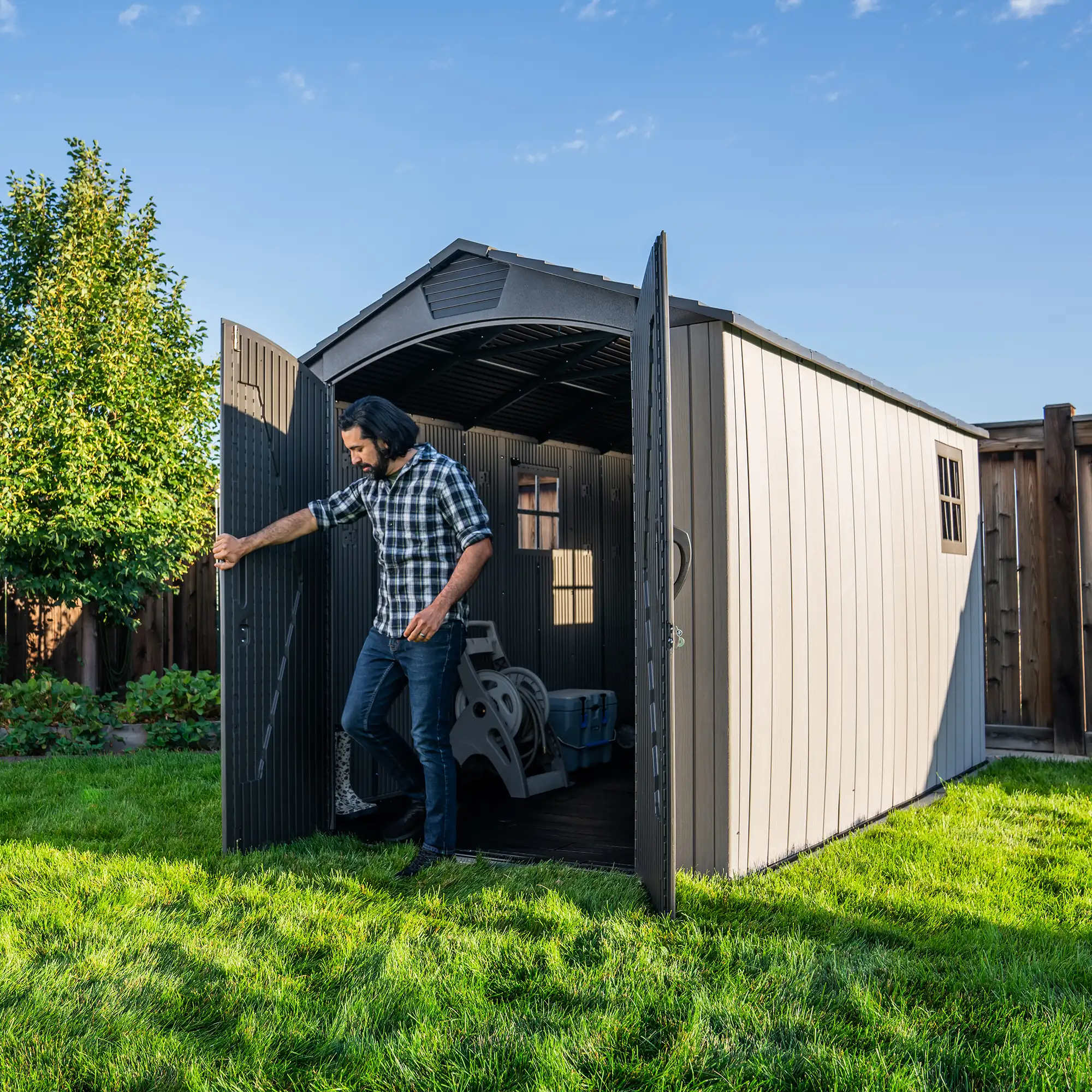 LIFETIME 7 FT. X 12 FT. OUTDOOR STORAGE SHED