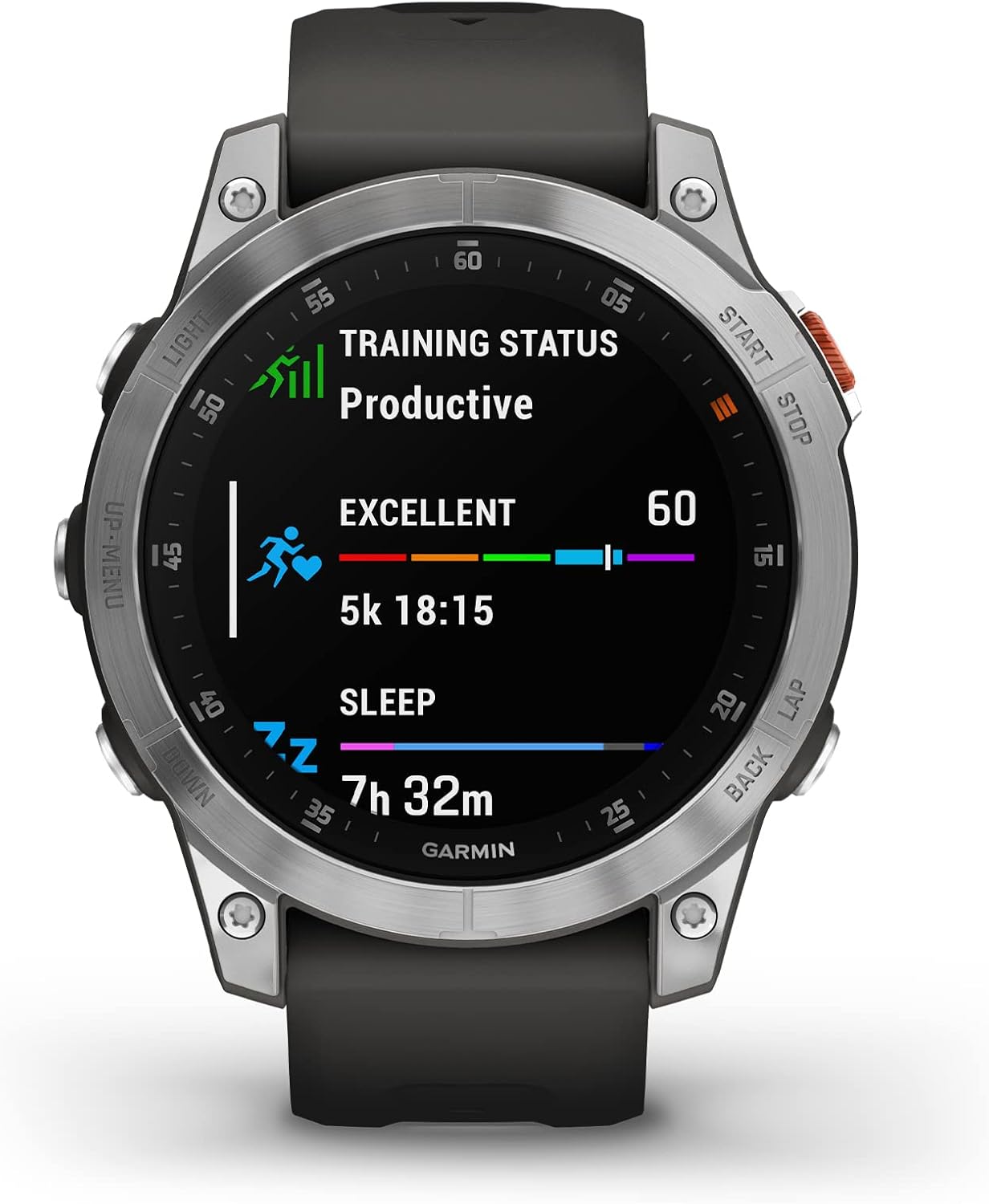 Garmin epix Gen 2, Premium active smartwatch, Health and wellness features, touchscreen AMOLED display, adventure watch with advanced features, white titanium