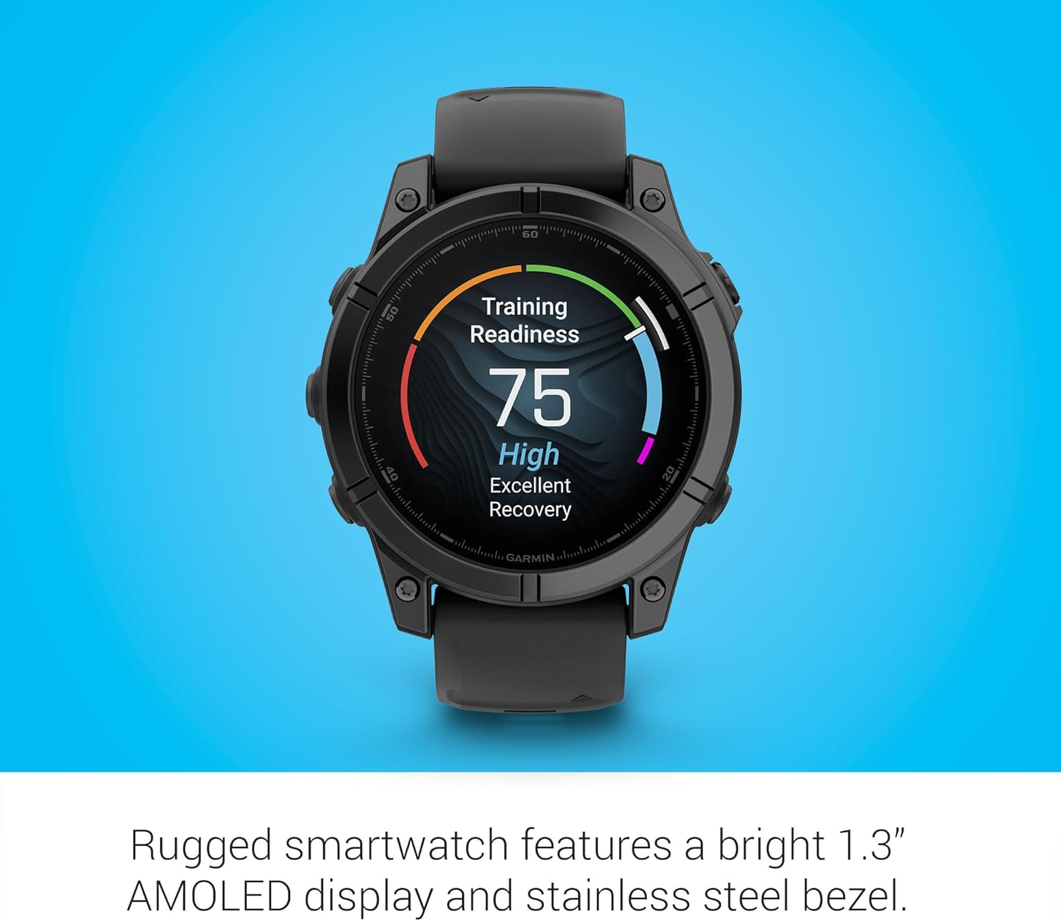 Garmin fēnix® 8 – 51 mm, AMOLED, Sapphire, Premium Multisport GPS Smartwatch, Long-Lasting Battery Life, Dive-Rated, Built-in LED Flashlight, Titanium with Spark Orange/Graphite Band